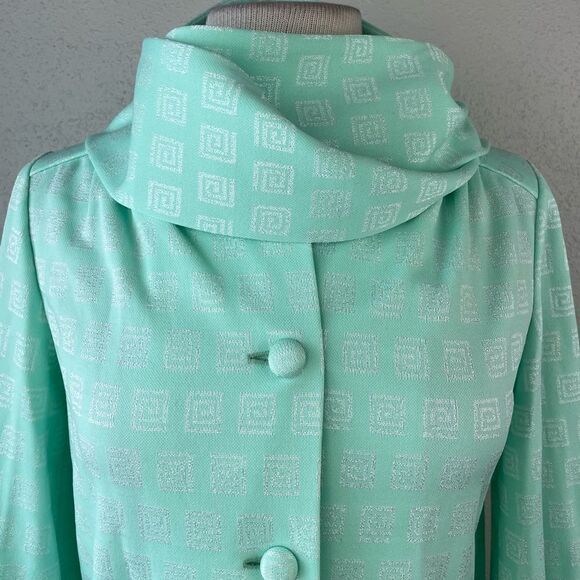 Hand Made Matching Blazer Jacket, Scarf and Skirt EUC - Picture 4 of 11